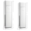 GREE Smart Air Conditioner Inverter Technology Floor Standing 24k/36k/42k/48k/60kBtu Low Noise for Hotels Household Use AC Power