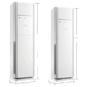 GREE T-Fresh Inverter Technology Floor-Standing Air Conditioner, available in 24k/36k/42k/48k/60k Btu cooling capacity, suitable for both household and hotel use with cooling-only function.