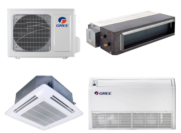 GREE DC Fan Motors Pump and Engine Core Components Multi-On-Line HVAC System Ducted Split Air Conditioner